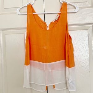 5/$25: Forever 21 cremesicle tank w/open tied back